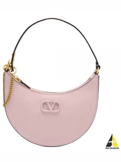 V Logo Classic Leather Chain Shoulder Bag Pink - VALENTINO - BALAAN 2