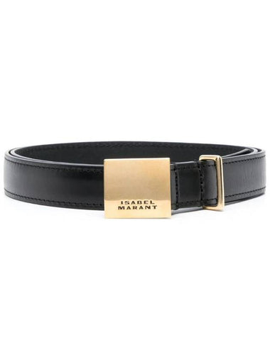 engraved buckle leather belt CE056CFAA3B41A - ISABEL MARANT - BALAAN 1