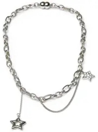 Chain Necklace Silver - FWWL - BALAAN 1