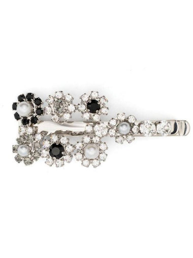 Efflorescence Crystals Beads Hair Clip Silver - ROGER VIVIER - BALAAN 1