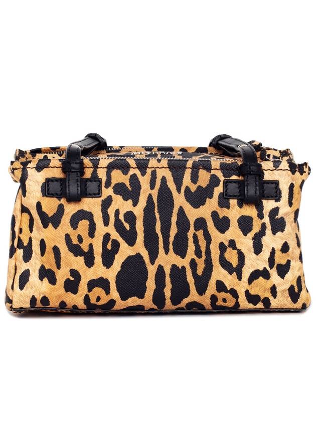 Pandora Logo Leopard Leather Cross Bag Brown - GIVENCHY - BALAAN 5