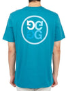 back logo short sleeve t-shirt blue - G/FORE - BALAAN 1