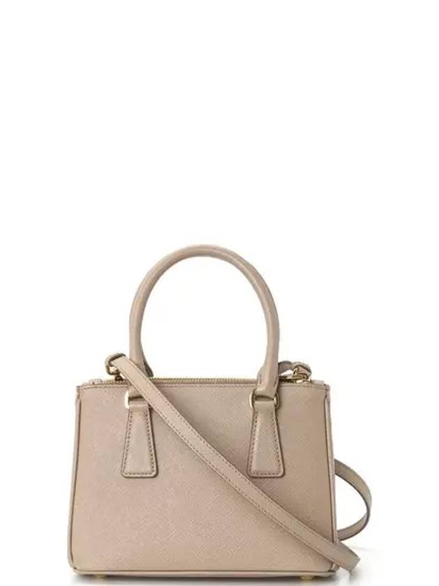 Galleria Saffiano Leather Mini Tote Bag Cameo - PRADA - BALAAN 5