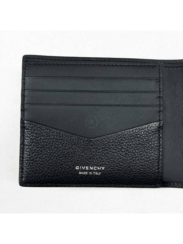 Grained Leather Bifold Wallet Black - GIVENCHY - BALAAN 6