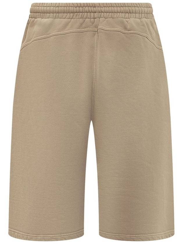 short pants OMCI017F23FLE002 6161 BEIGE - OFF WHITE - BALAAN 3