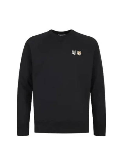 Double Fox Head Patch Classic Sweatshirt Anthracite - MAISON KITSUNE - BALAAN 2