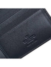 V Logo Signature Half Wallet Black Green - VALENTINO - BALAAN 9