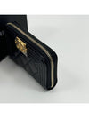 Boy Caviar Skin Vintage Gold Coin Purse Black - CHANEL - BALAAN 5