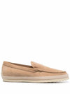 Men's Suede Slip-ons Loafers Beige - TOD'S - BALAAN 2