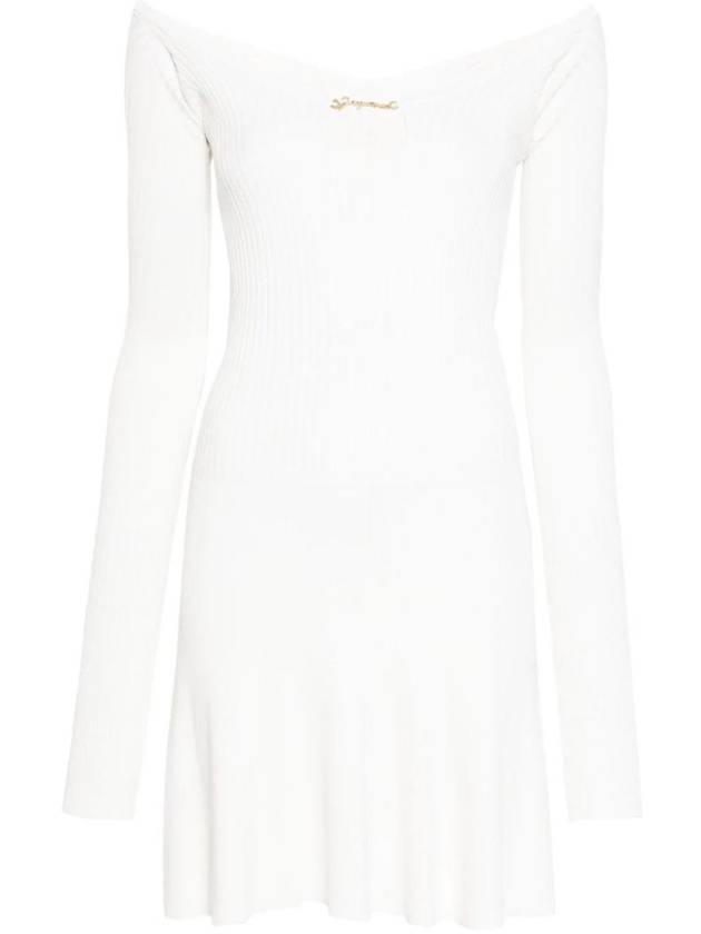 La Robe Ribbed Mini Dress 241KN3562358110 - JACQUEMUS - BALAAN 1