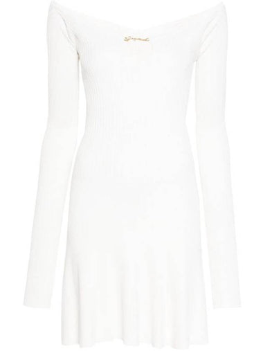 La Robe Ribbed Mini Dress 241KN3562358110 - JACQUEMUS - BALAAN 1