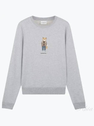 Dressed Fox Sweatshirt LW00309KM001 LGM 99866 - MAISON KITSUNE - BALAAN 1