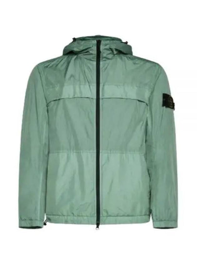 Crinkle Reps Hooded Jacket Light Green - STONE ISLAND - BALAAN 2