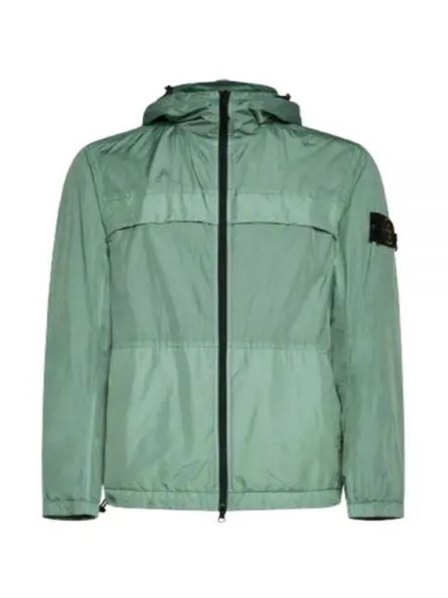 Crinkle Reps Hooded Jacket Light Green - STONE ISLAND - BALAAN 2