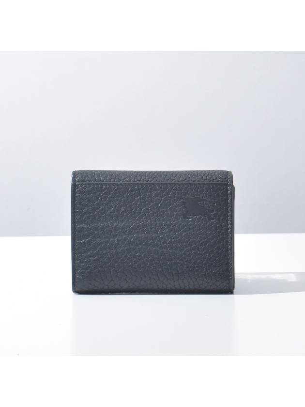 Leather Mini Half Wallet Black - BURBERRY - BALAAN 4