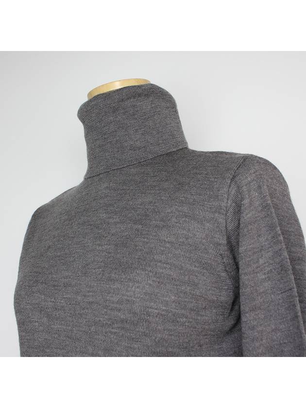 Max Mara Weekend Charcoal Gray Turtleneck Knit Top 44 - WEEKEND MAX MARA - BALAAN 4