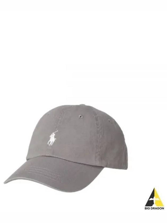 Embroidered Pony Ball Cap Grey - POLO RALPH LAUREN - BALAAN 2