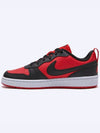 Court Borough Recraft Low Top Sneakers Black University Red - NIKE - BALAAN 4