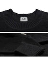 Pullover Wool Knit Top Black - CP COMPANY - BALAAN 4