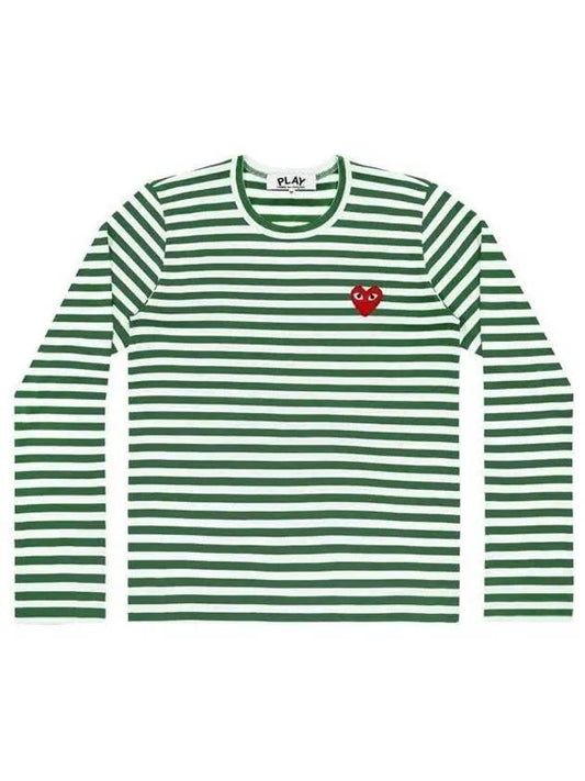 Red Heart Wappen Long Sleeve T-Shirt AT164 051 3 - COMME DES GARCONS - BALAAN 1