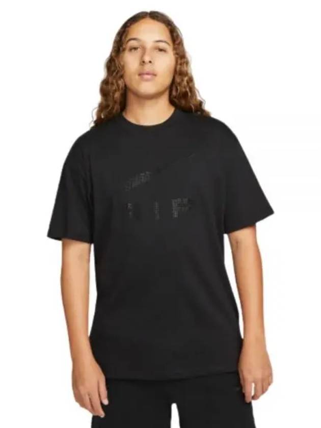 Max 90 Air Short Sleeve T-Shirt Black - NIKE - BALAAN 2