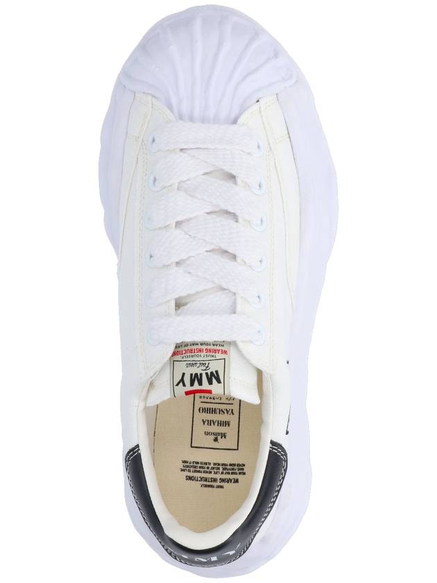 Blakey OG Sole Canvas Low Top Sneakers White - MAISON MIHARA YASUHIRO - BALAAN 6