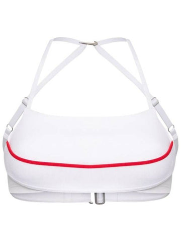 Jacquemus Sports Bra White Red - NIKE - BALAAN 1