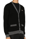 Baby Fox Patch Regular Cardigan Black - MAISON KITSUNE - BALAAN 4