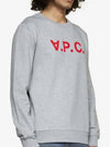 Red VPC Logo Long Sleeve Sweatshirt Grey - A.P.C. - BALAAN 5