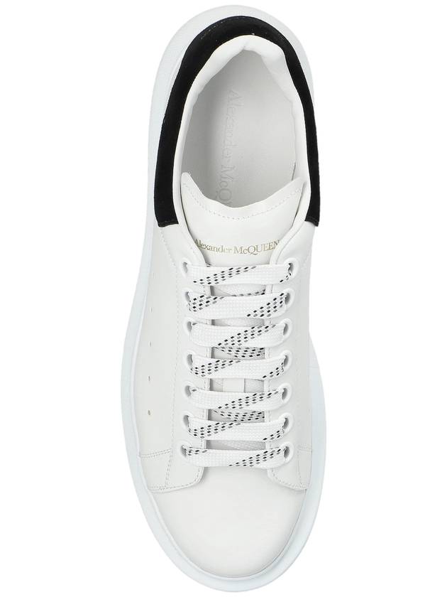 Oversized Low-Top Sneakers Black White - ALEXANDER MCQUEEN - BALAAN 7