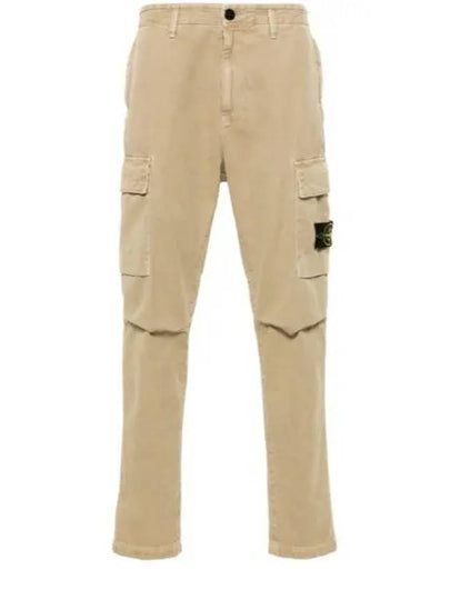 Compass Badge Cargo Straight Pants Beige - STONE ISLAND - BALAAN 2