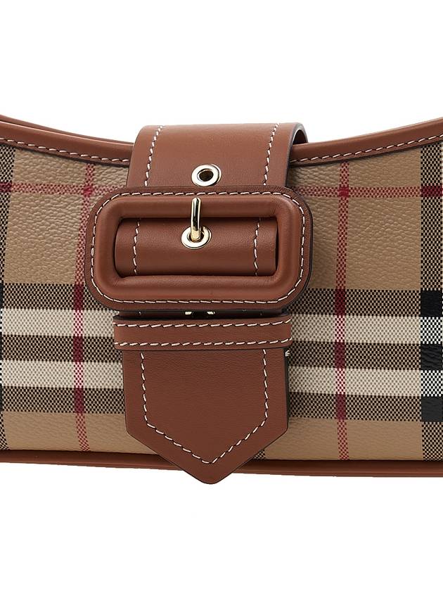 Buckle Strap Check Sling Shoulder Bag Beige - BURBERRY - BALAAN 7