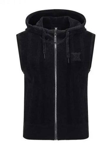 Anew W CHENIL le knit hoodie VTBK domestic product GQCY24090548695 - ANEWGOLF - BALAAN 1