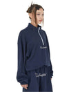 ISS001 7 Cool Attitude Cotton Anorak Navy - ITZAVIBE - BALAAN 3