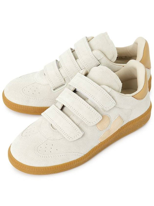 Women's Beth Leather Low Top Sneakers White - ISABEL MARANT - BALAAN 2