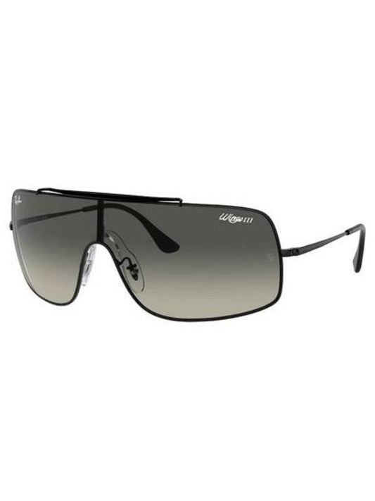 Eyewear Wings III Square Metal Sunglasses Grey - RAY-BAN - BALAAN 1