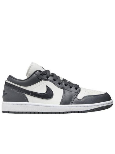 Air Jordan 1 Low Top Sneakers Grey - JORDAN - BALAAN 1