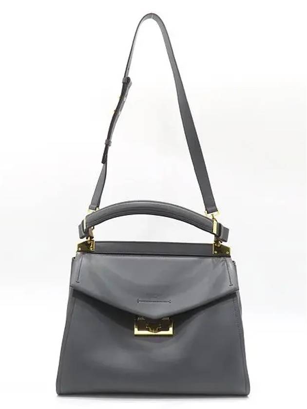 BB50A2B0LG Gray Leather Mystic Medium Tote Bag Shoulder Strap 2 WAY - GIVENCHY - BALAAN 4