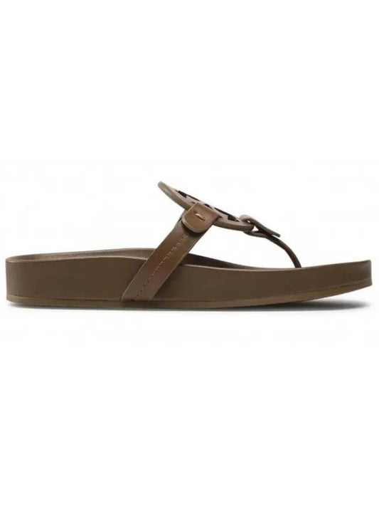 miller logo cloud flip flops olive - TORY BURCH - BALAAN 1