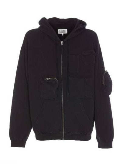 Wide Sleeve Hoodie Black - MAISON MARGIELA - BALAAN 2