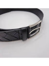 Intrecciato Belt Black - BOTTEGA VENETA - BALAAN 4