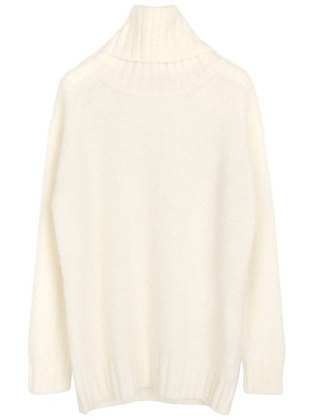 Ivory Laveno Turtleneck Alpaca Sweater LAVENO 005 - MAX MARA - BALAAN 1