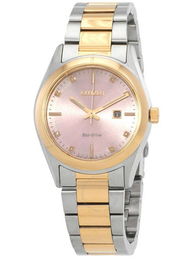 Citizen Diamond Pink Dial Watch EW2706-58X - CITIZEN - BALAAN 1