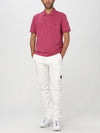 Stretch Piquet Regular Polo Shirt Pink - CP COMPANY - BALAAN 3