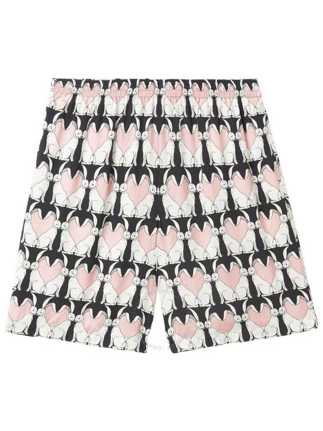 Burberry Rabbit-Print Shorts, Size X-Small - BURBERRY - BALAAN 1