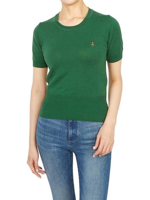 Bea Knit Top Green - VIVIENNE WESTWOOD - BALAAN.