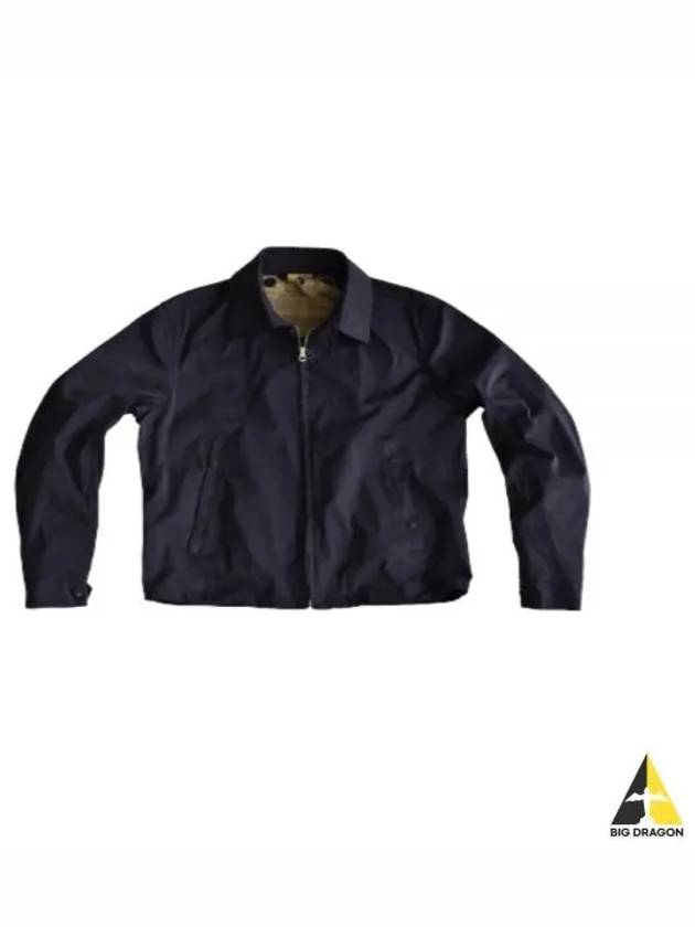 Freezer Ultra Light Cotton Zip-up Jacket Navy - TEN C - BALAAN 2