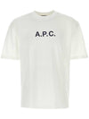 Moran Openwork Short Sleeve T-Shirt White - A.P.C. - BALAAN 1