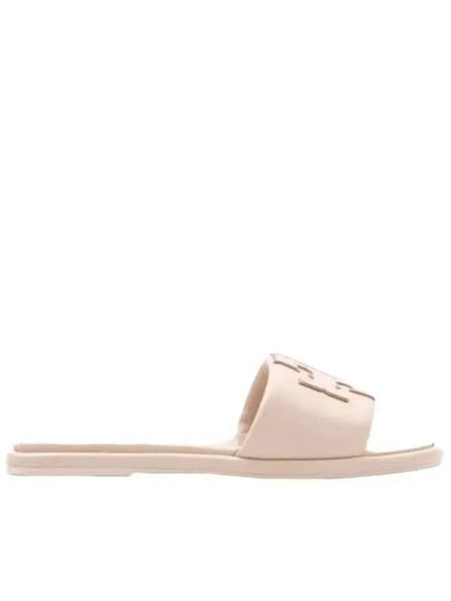 Double T Slide Slippers Beige - TORY BURCH - BALAAN 2