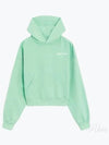 Cropped Cotton Hoodie Mint - SPORTY & RICH - BALAAN 2